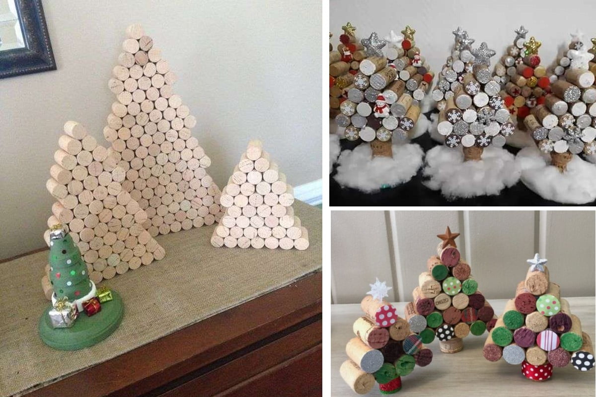 20 alberi di natale con ALBERI SUGHERO NATALE