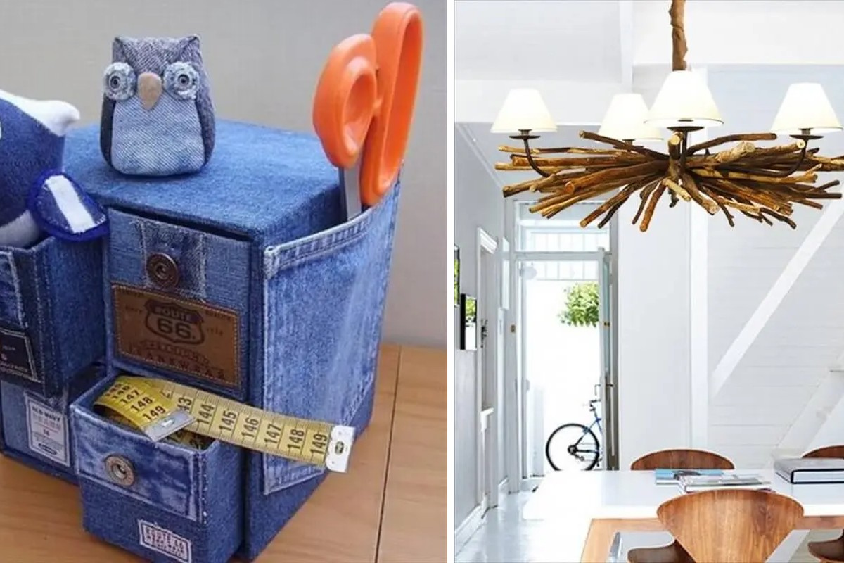 20 idee di riciclaggio per decorazioni fai da.te