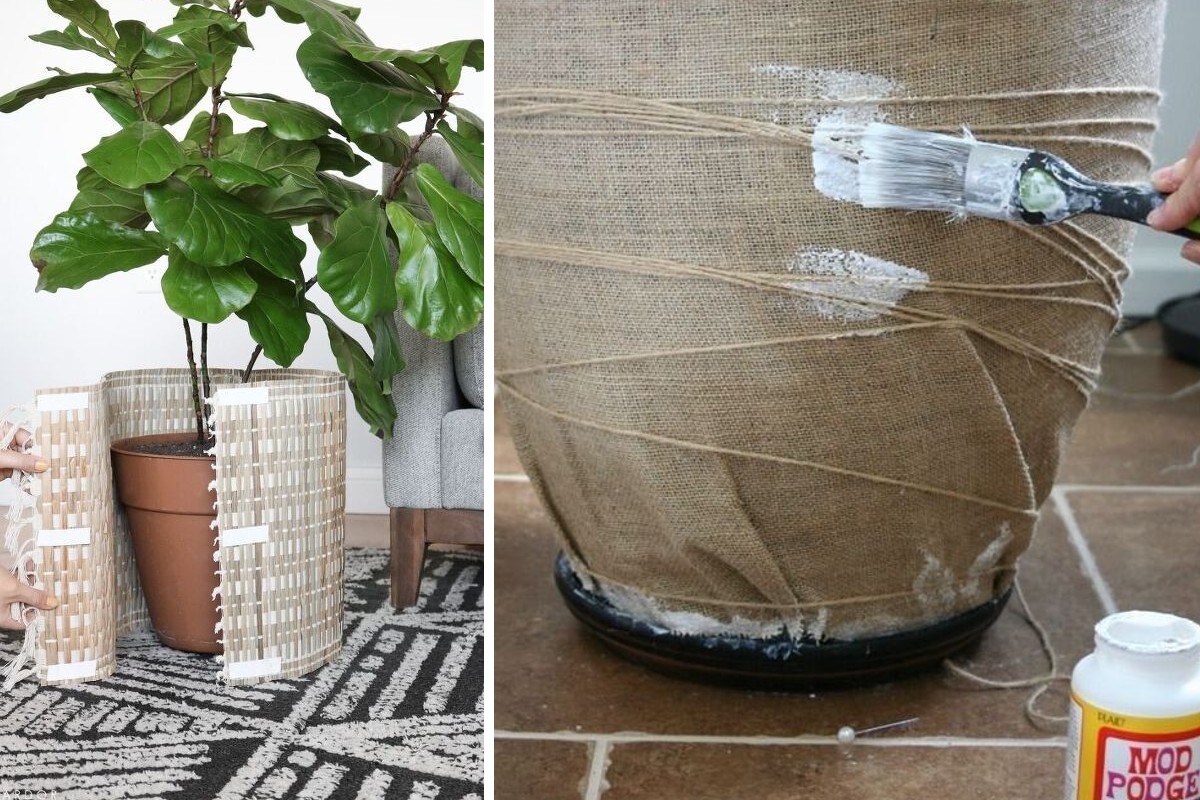 20 modi creativi per migliorare RINNOVARE VECCHI VASI 6