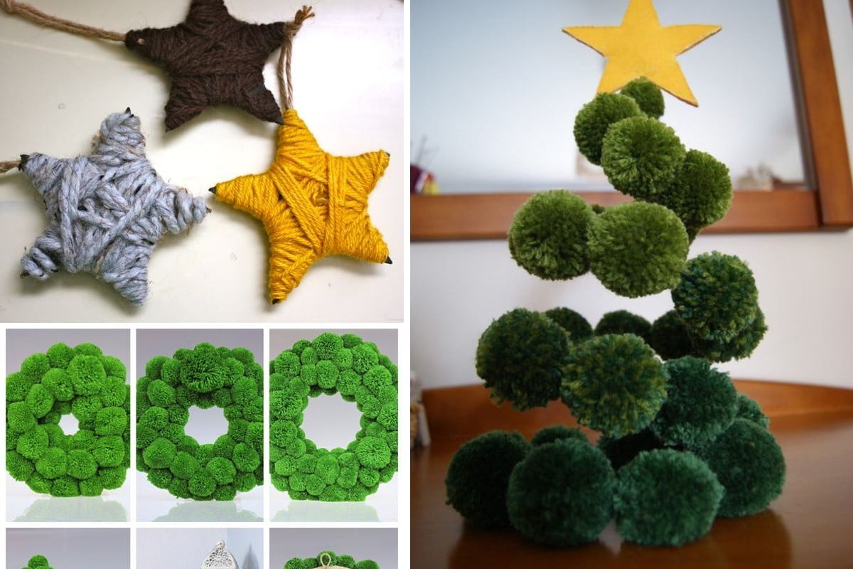 lavoretti di natale con gli LAVORETTI DI NATALE CON LA LANA