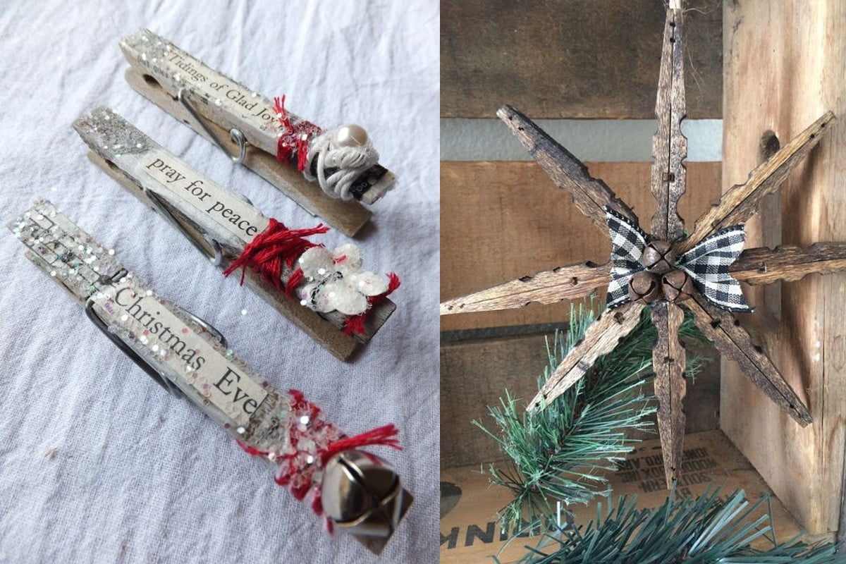 mollette da bucato per i MOLLETTE DA BUCATO NATALE