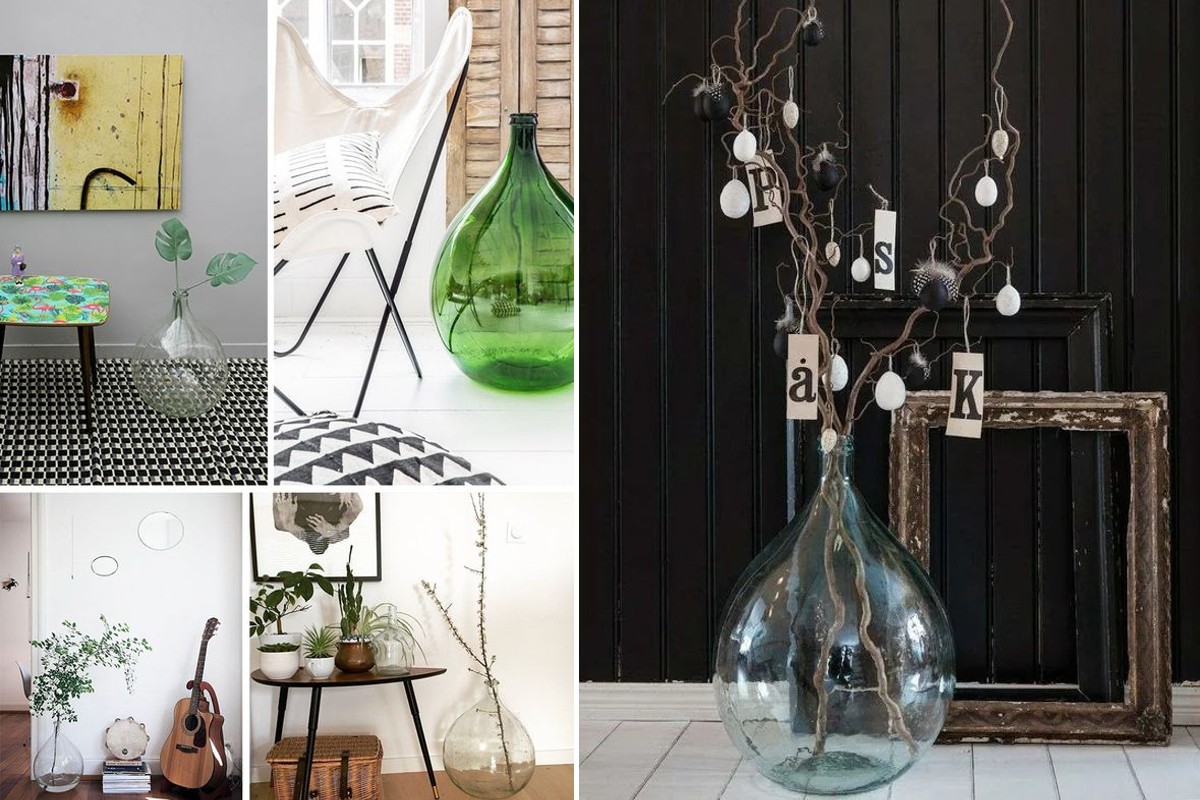 damigiana 40 idee per arredare riciclo damigiane 10