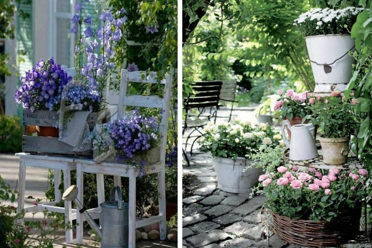 giardino in stile vintage arreda giardino vintage fai da te