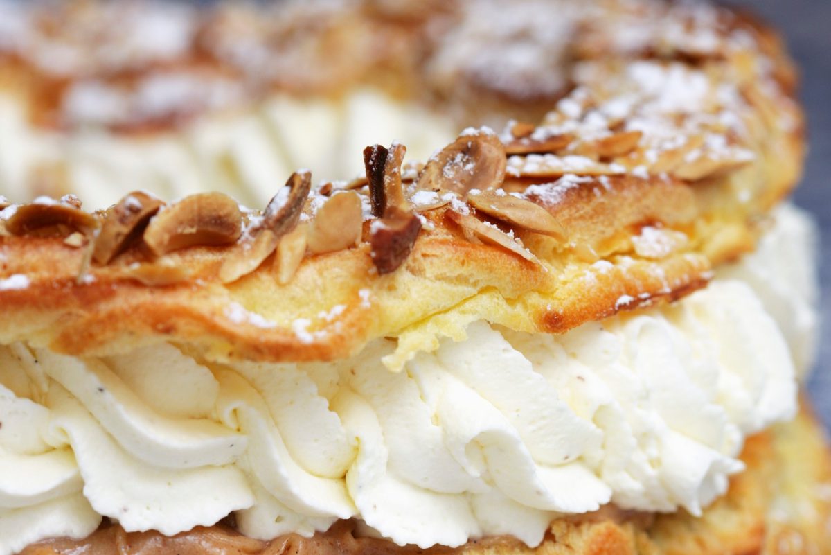 profiteroles crema e mandorle impara paris tarta