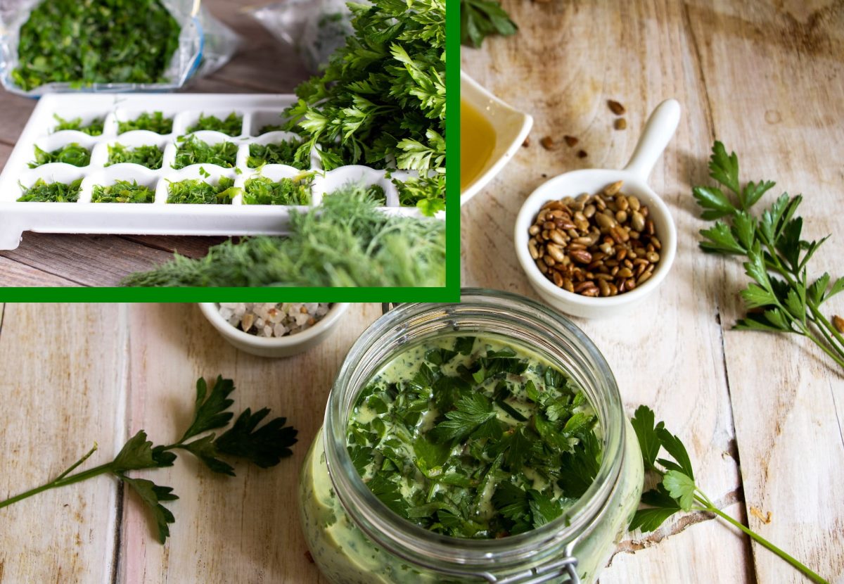 conservare il prezzemolo