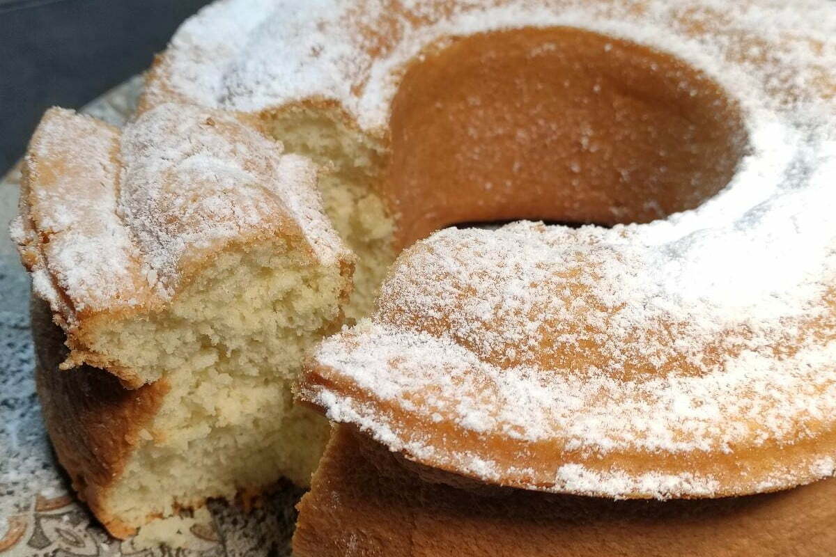 ciambellone 3 ingredienti 1