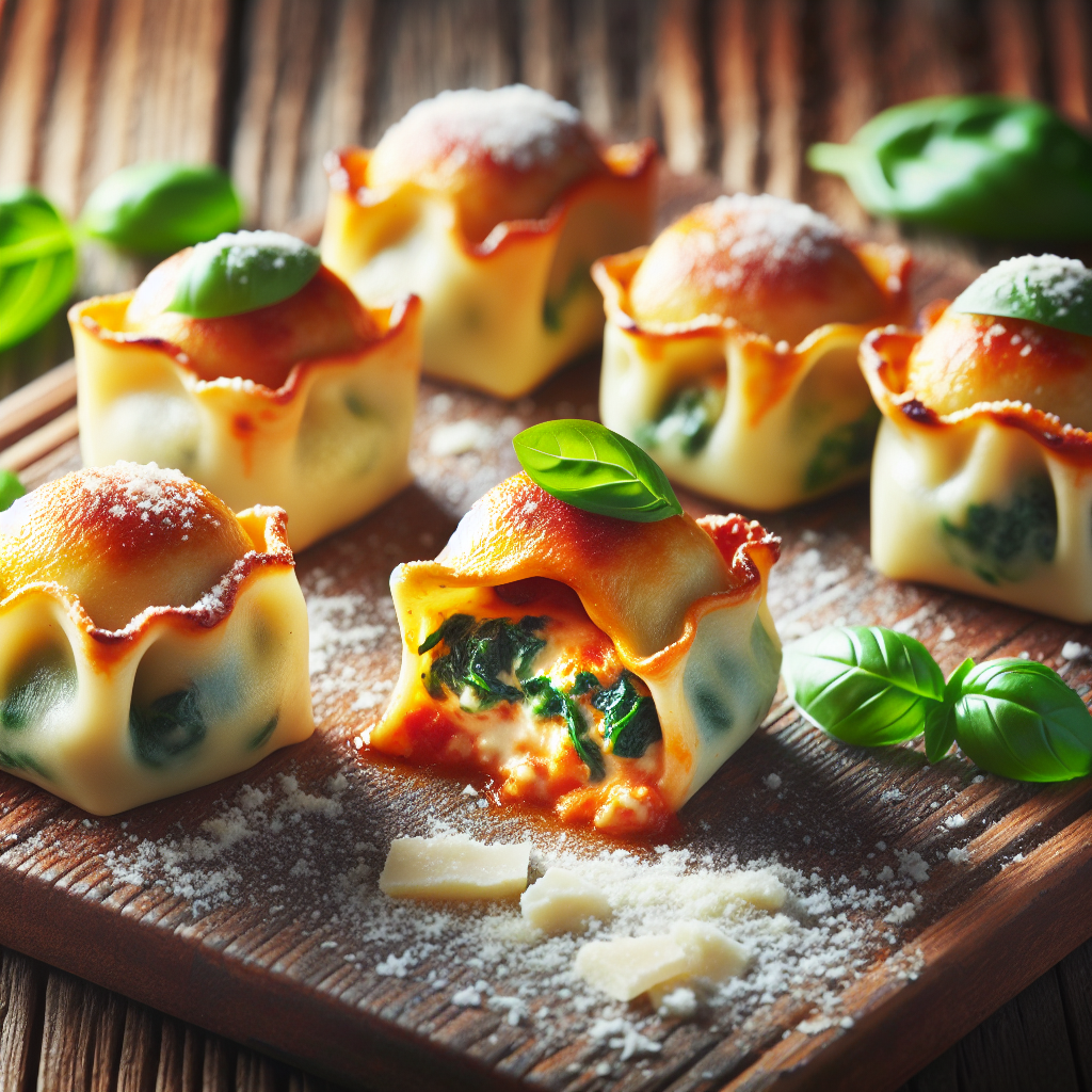 Saccottini di lasagna ripieni