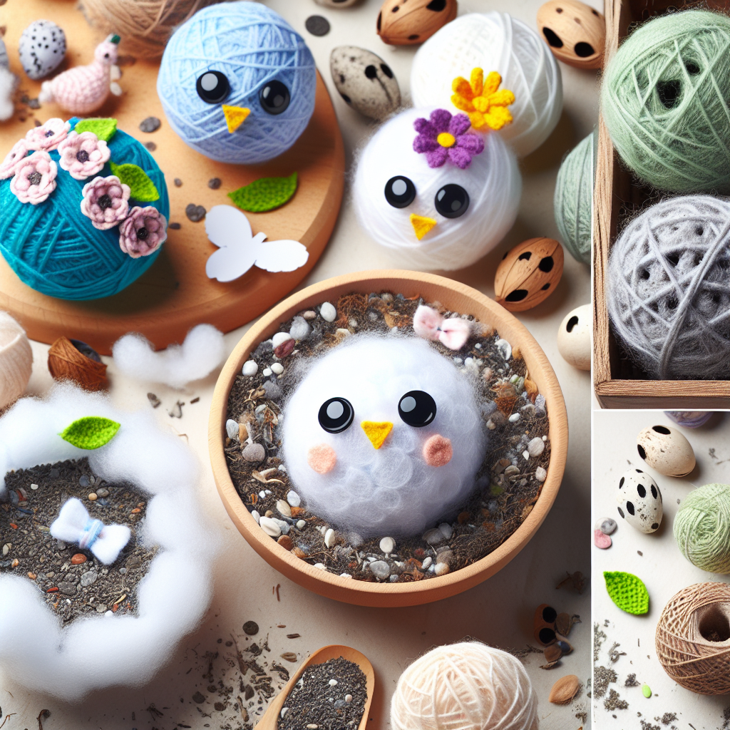 Dalle bombe di semi all’amigurumi, 4 modi originali per riutilizzare la lanugine dell’asciugatrice