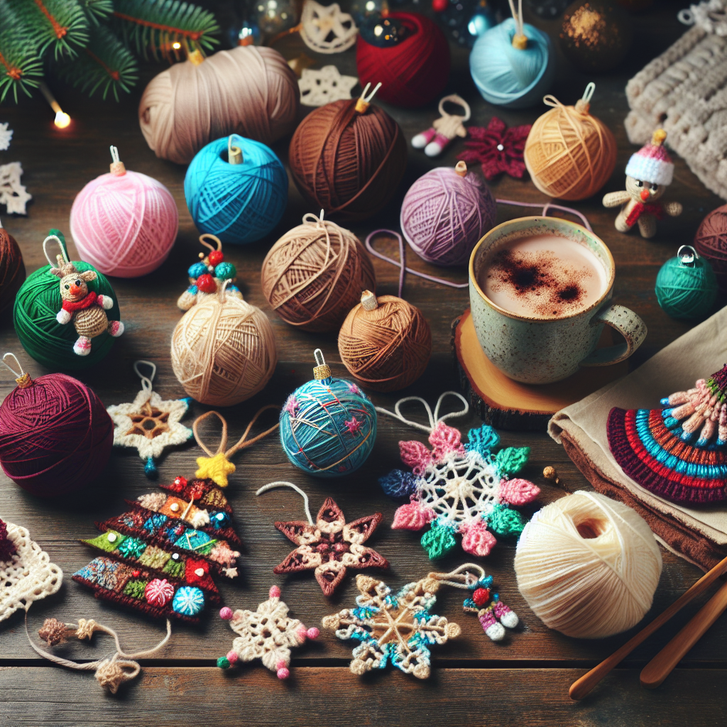 Ti avanzano dei fili di lana? Utilizzali per creare delle bellissime decorazioni natalizie fai da te