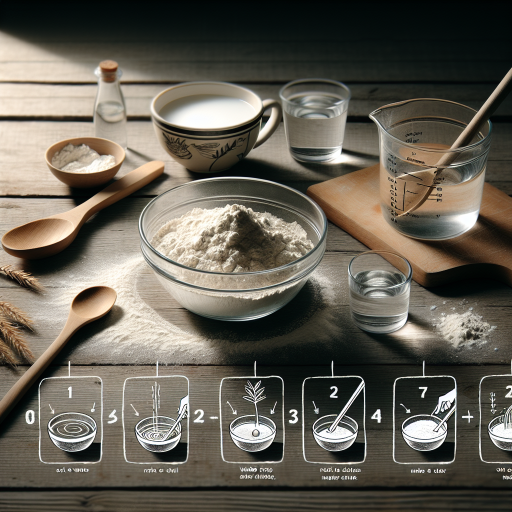 Colla naturale con farina ed acqua: ti spiego come prepararla in casa