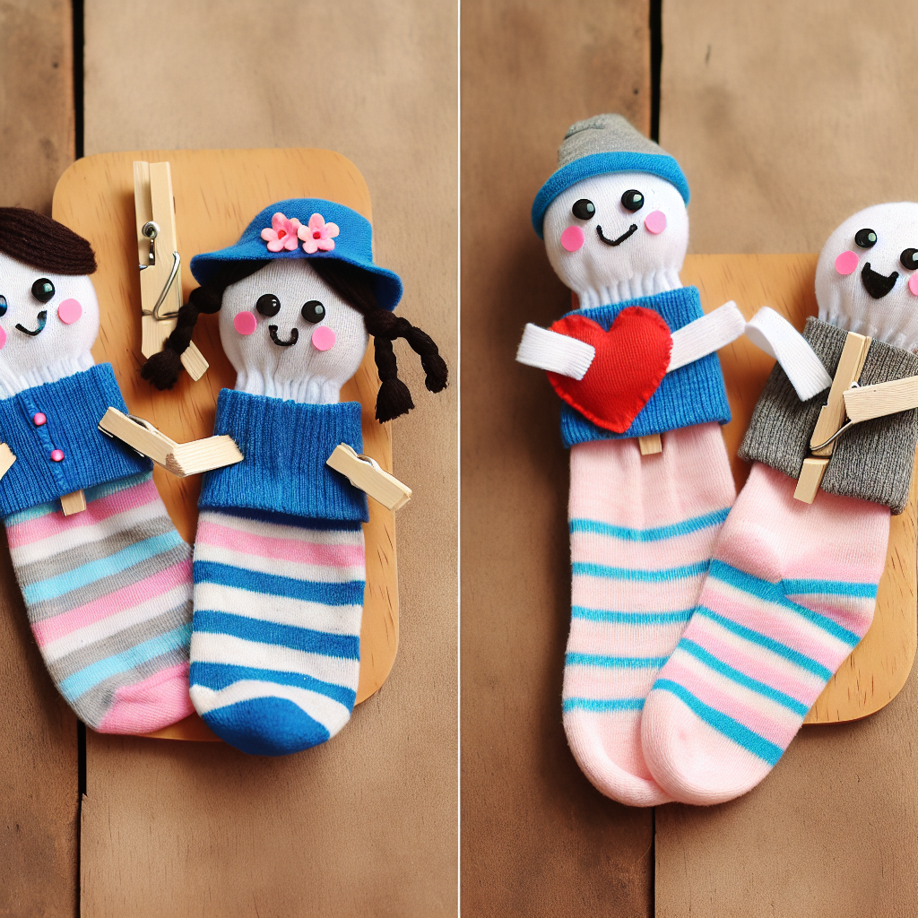 Hai dei vecchi calzini spaiati? Non gettarli via, puoi creare dei simpaticissimi burattini fai da te